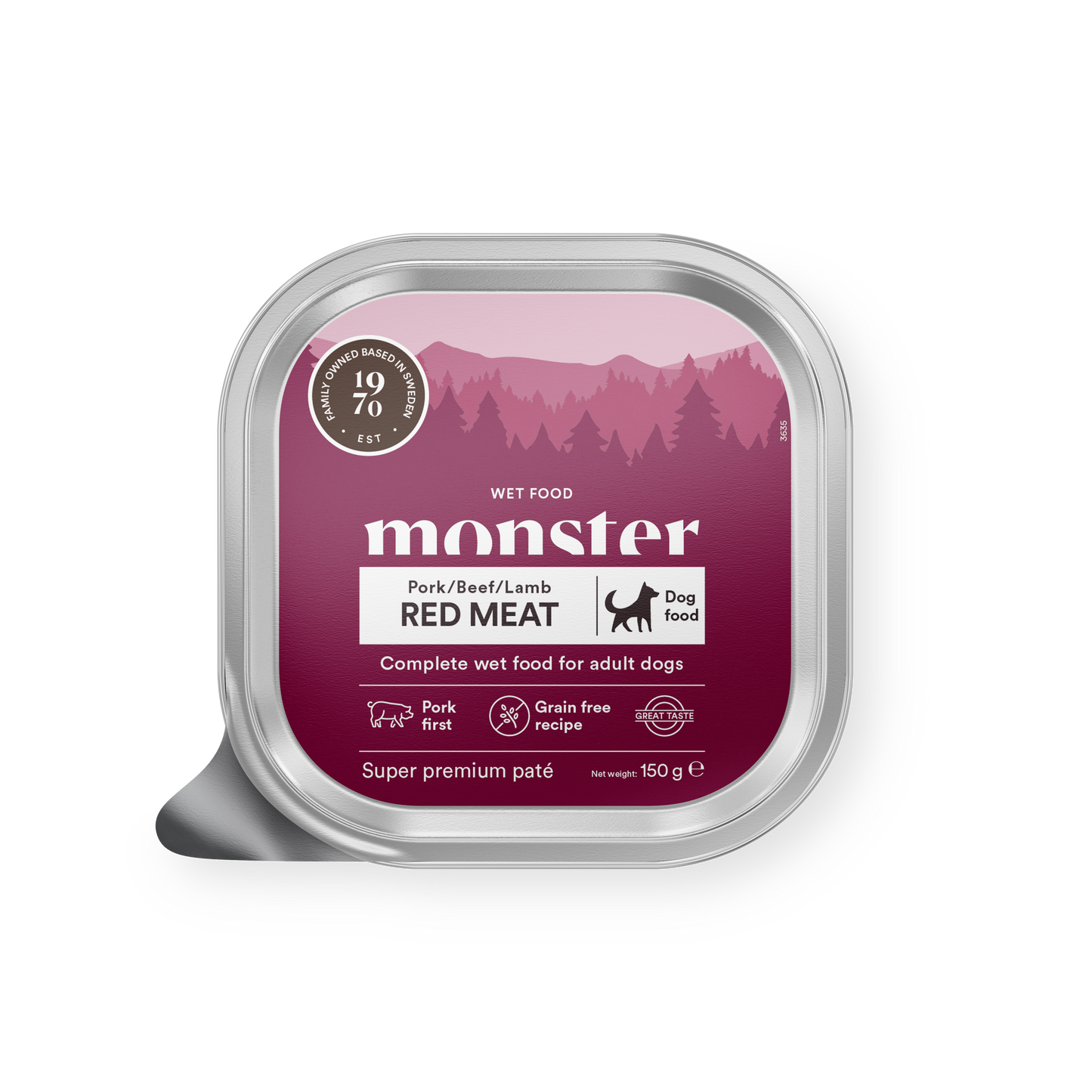 Monster Dog Adult Red Meat Paté