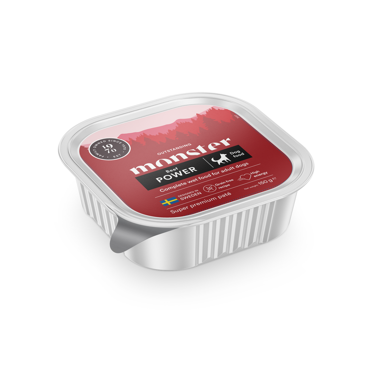 Monster Dog Power Beef Paté 150 g