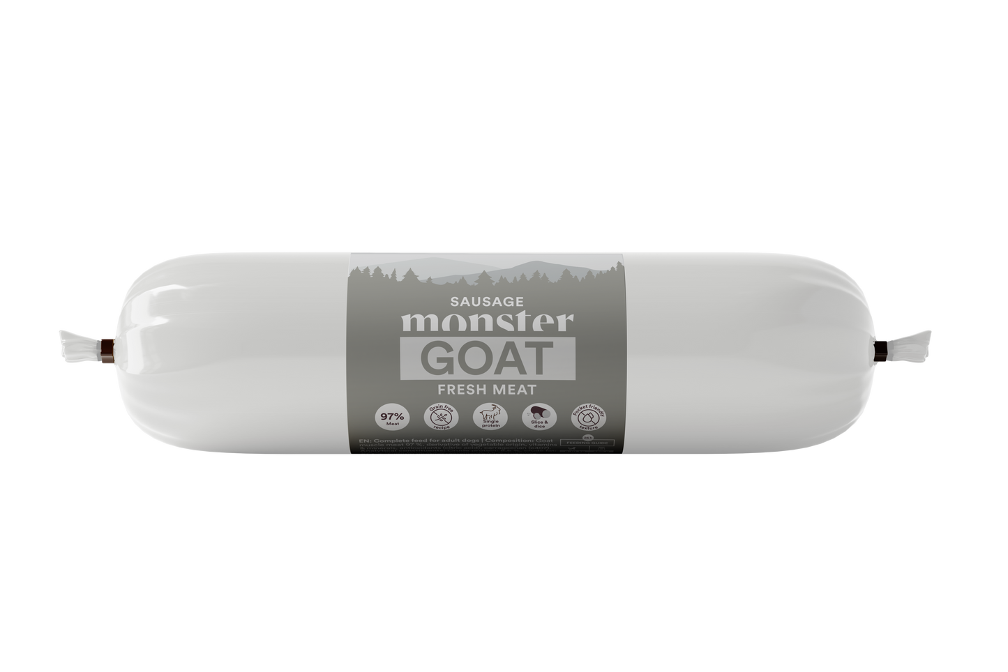 Monster Dog Sausage Goat 80 g og 200 g