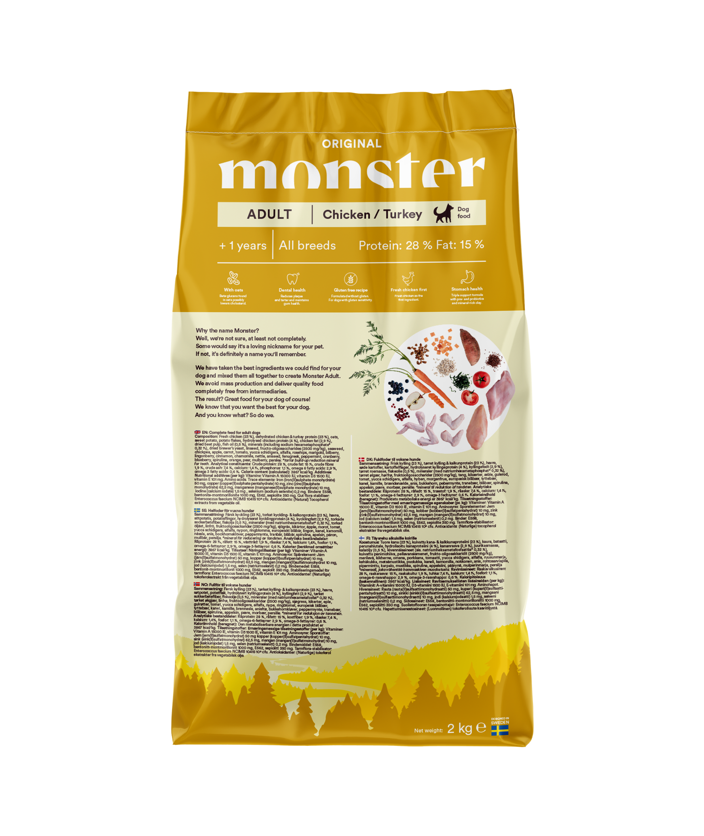 Monster Dog Original Adult Chicken/Turkey