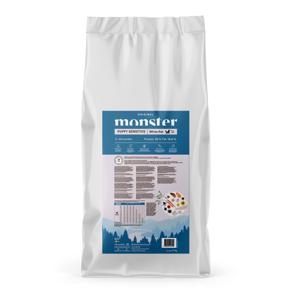Monster Dog Original Puppy Sensitive White Fish