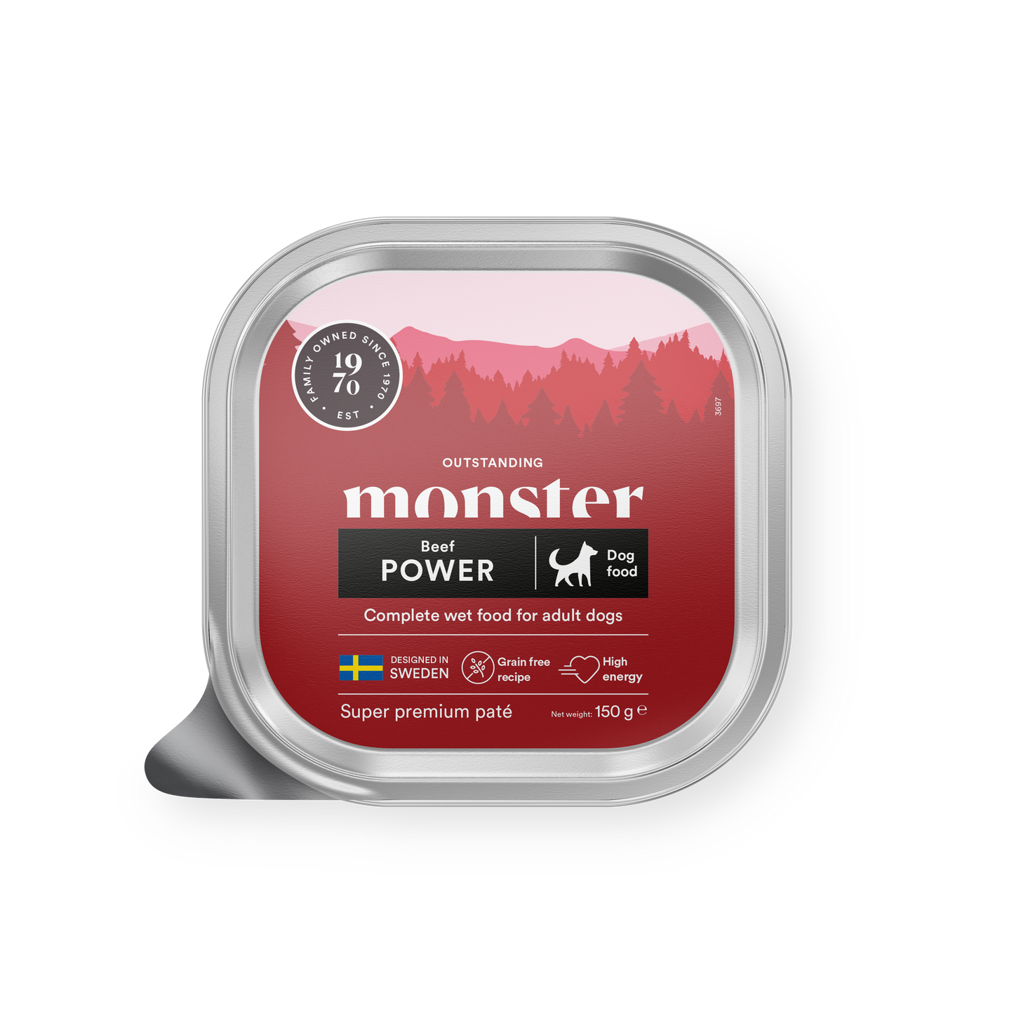 Monster Dog Power Beef Paté 150 g