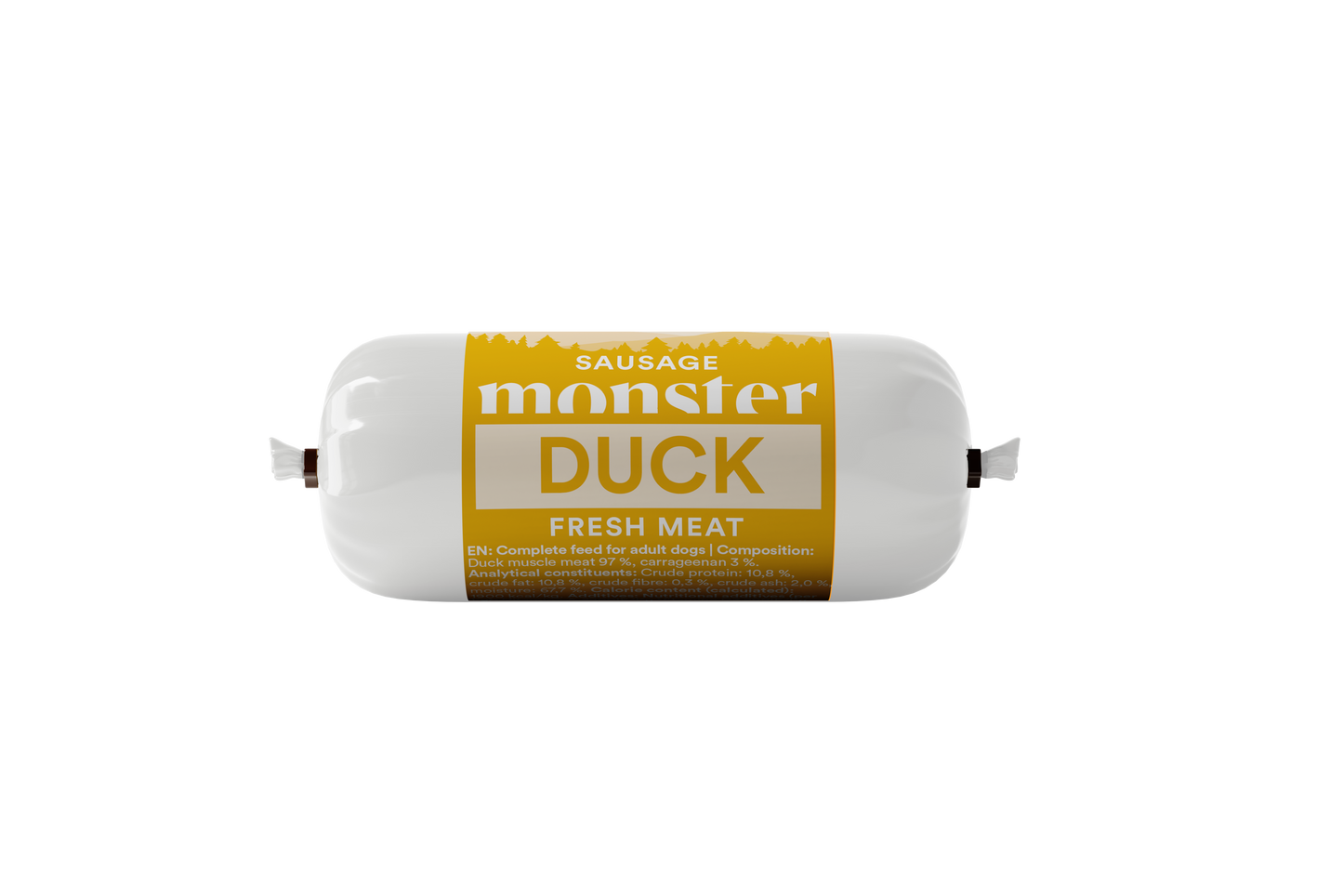 Monster Dog Sausage Duck 80 g eða 200 g