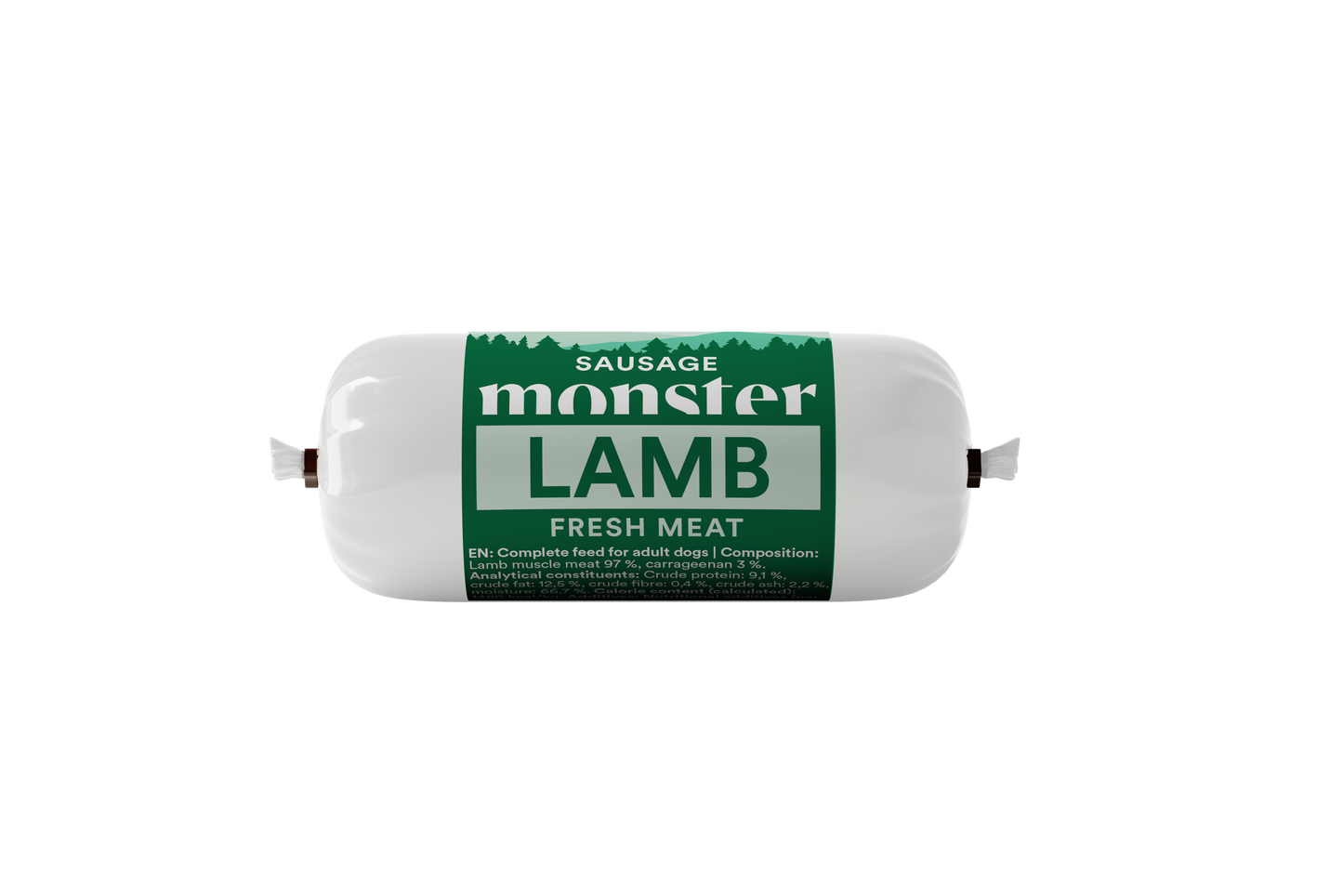 Monster Dog Sausage Lamb 80 g eða 200 g