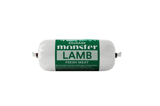 Monster Dog Sausage Lamb 80 g eða 200 g