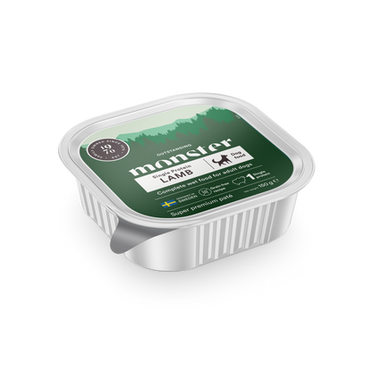 Monster Dog Lamb Paté tray 150 g