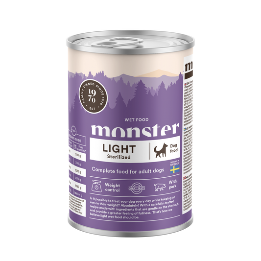 Monster Dog Adult Light / Sterilized Can 400 g
