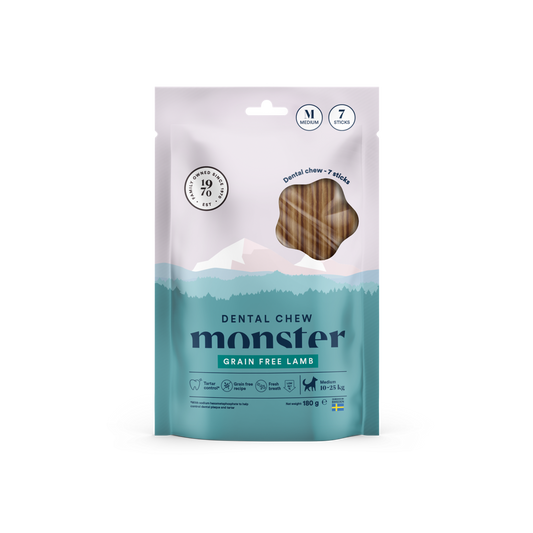 Monster Dog Dental Chew Lamb Medium Week (7st) 180 g