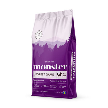 Monster Dog Grain Free Forest Game Venison/Duck