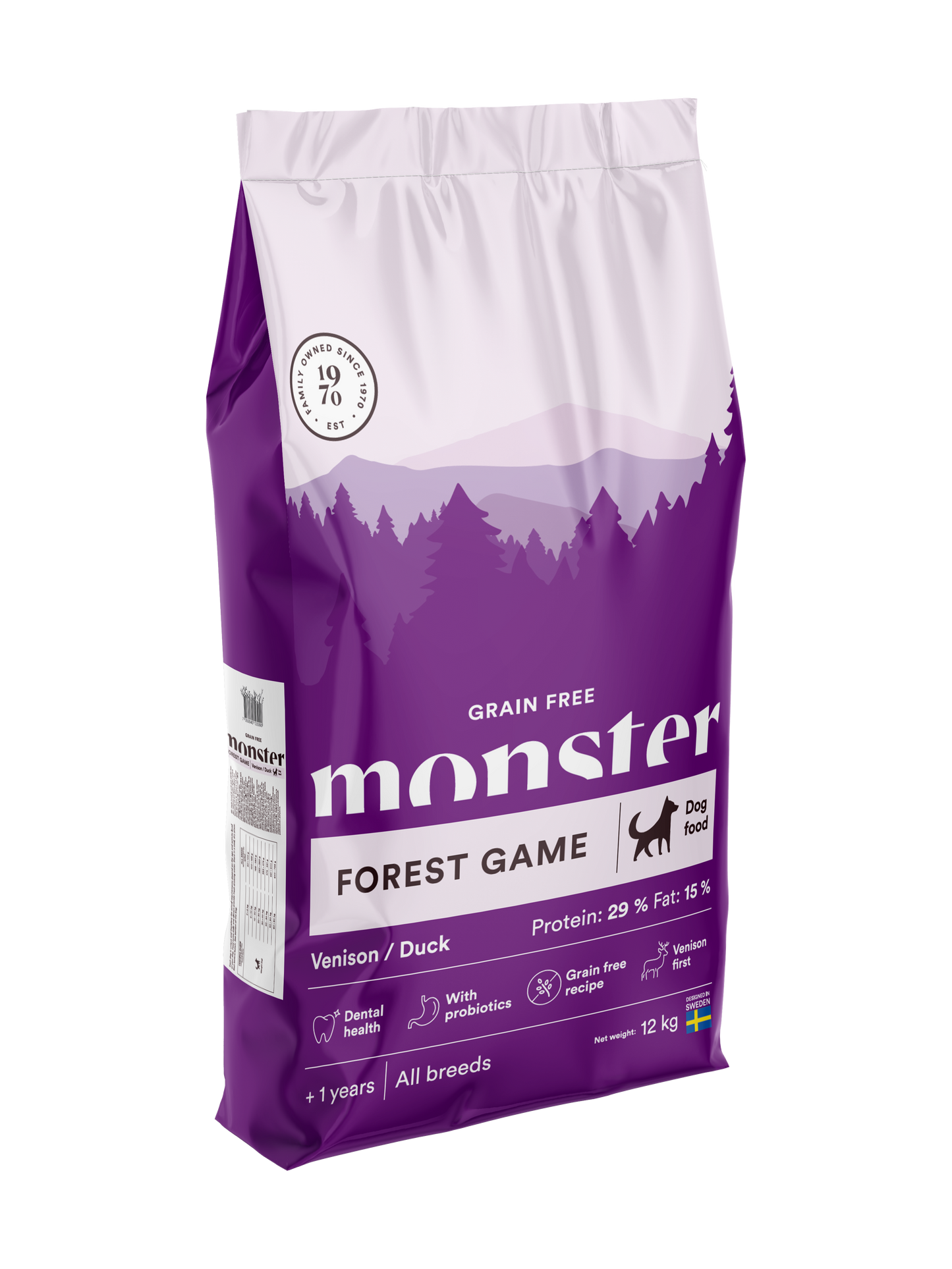 Monster Dog Grain Free Forest Game Venison/Duck