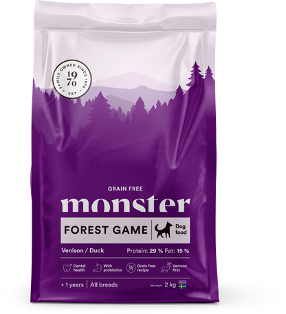 Monster Dog Grain Free Forest Game Venison/Duck