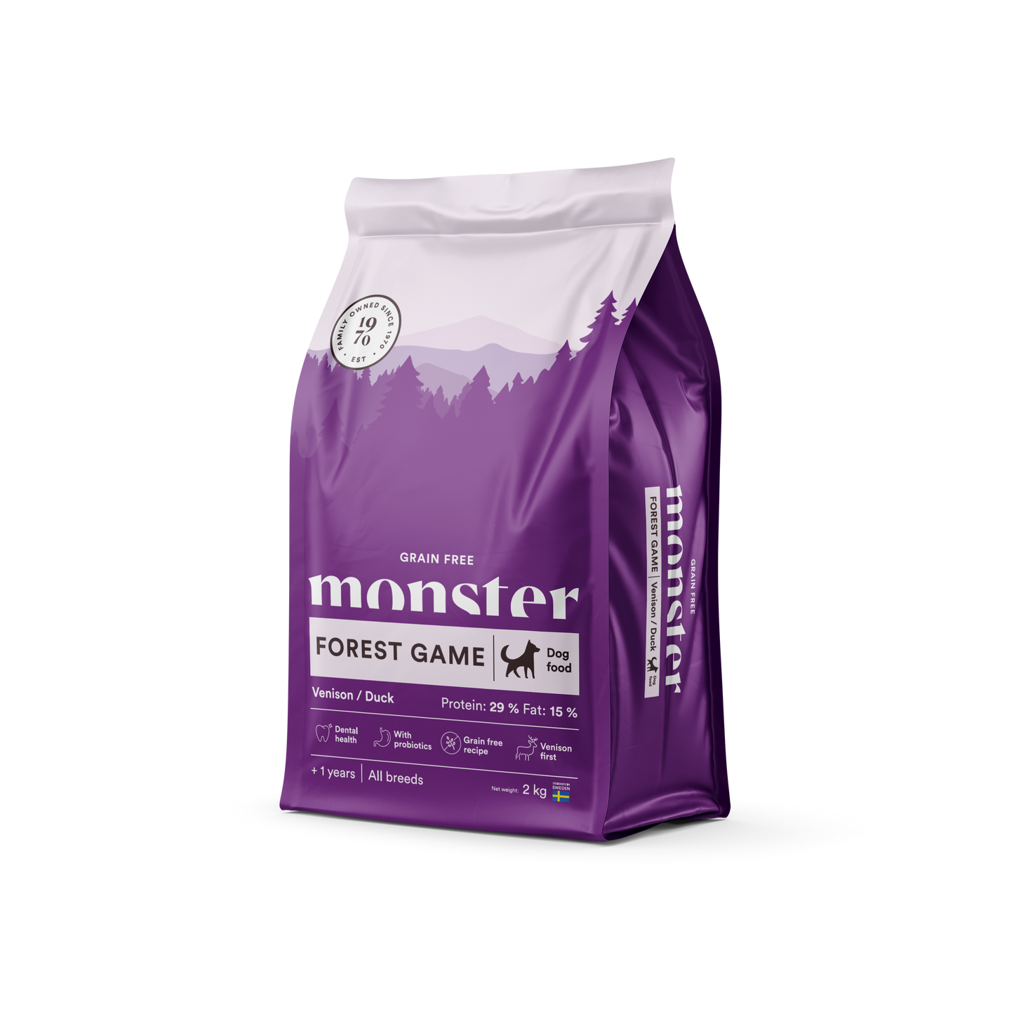 Monster Dog Grain Free Forest Game Venison/Duck