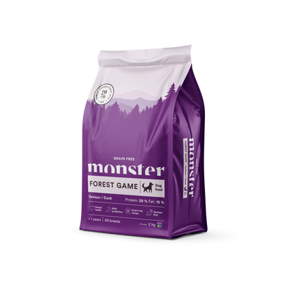 Monster Dog Grain Free Forest Game Venison/Duck