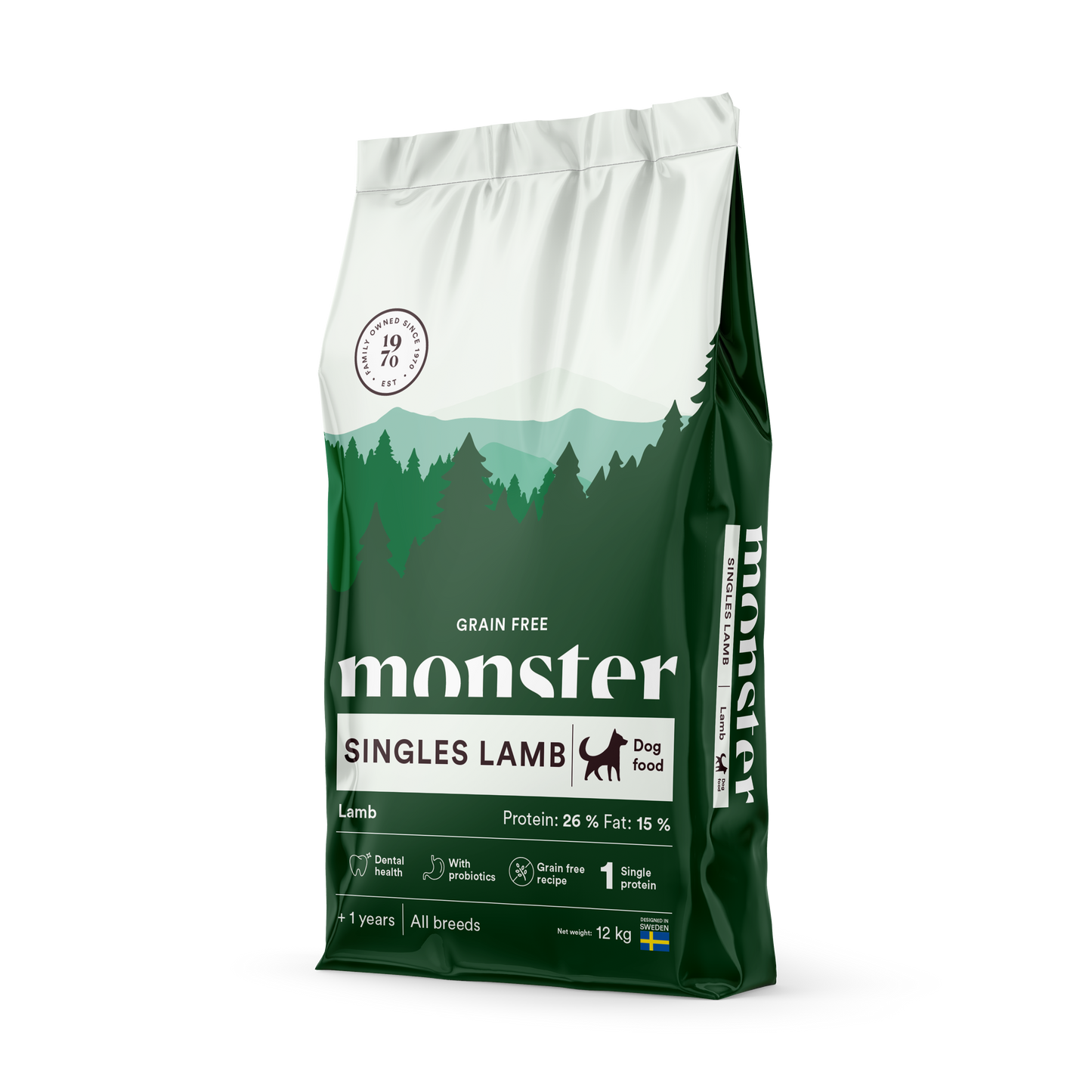 Monster Dog Grain Free Singles Lamb