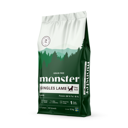 Monster Dog Grain Free Singles Lamb