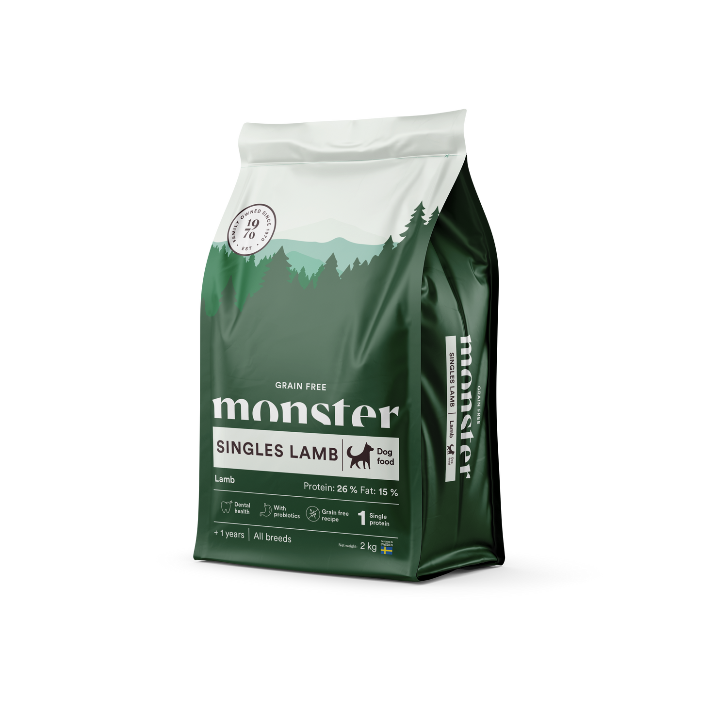 Monster Dog Grain Free Singles Lamb