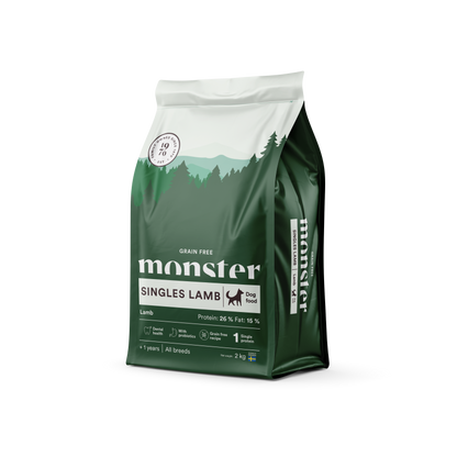 Monster Dog Grain Free Singles Lamb
