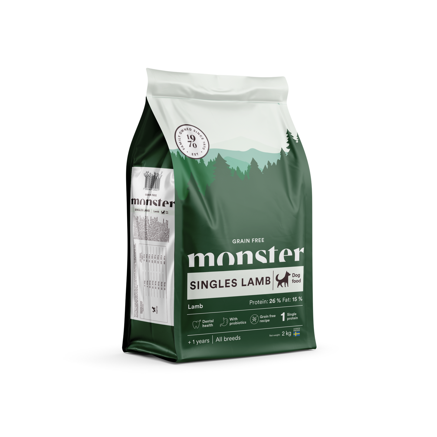 Monster Dog Grain Free Singles Lamb