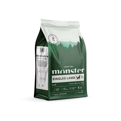 Monster Dog Grain Free Singles Lamb