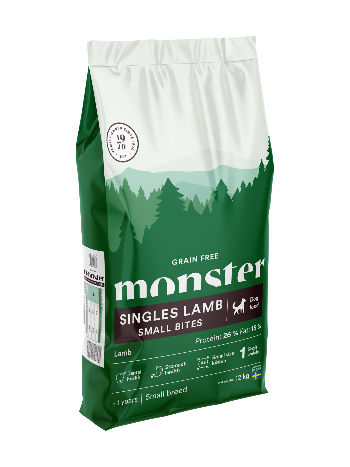Monster Dog Grain Free Singles Lamb Small Bites