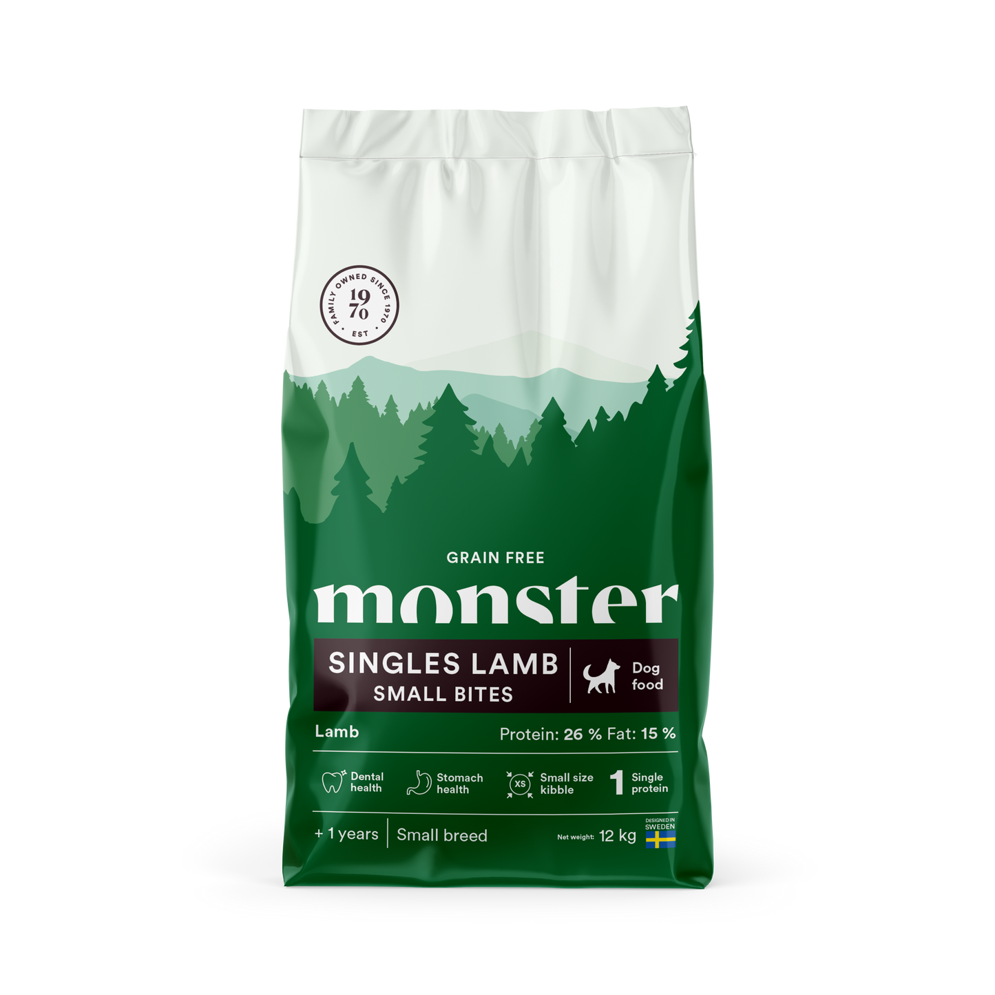 Monster Dog Grain Free Singles Lamb Small Bites