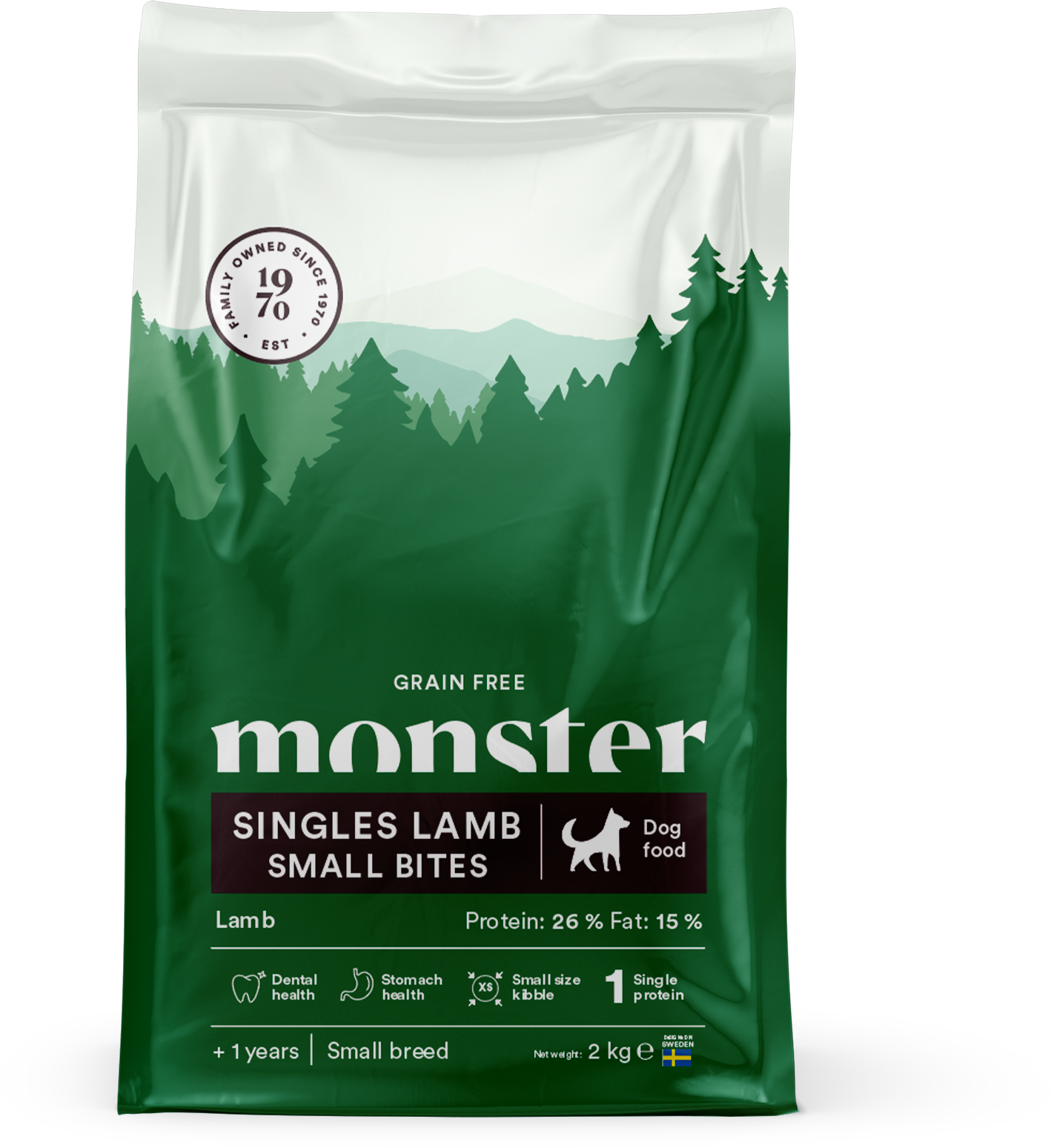 Monster Dog Grain Free Singles Lamb Small Bites