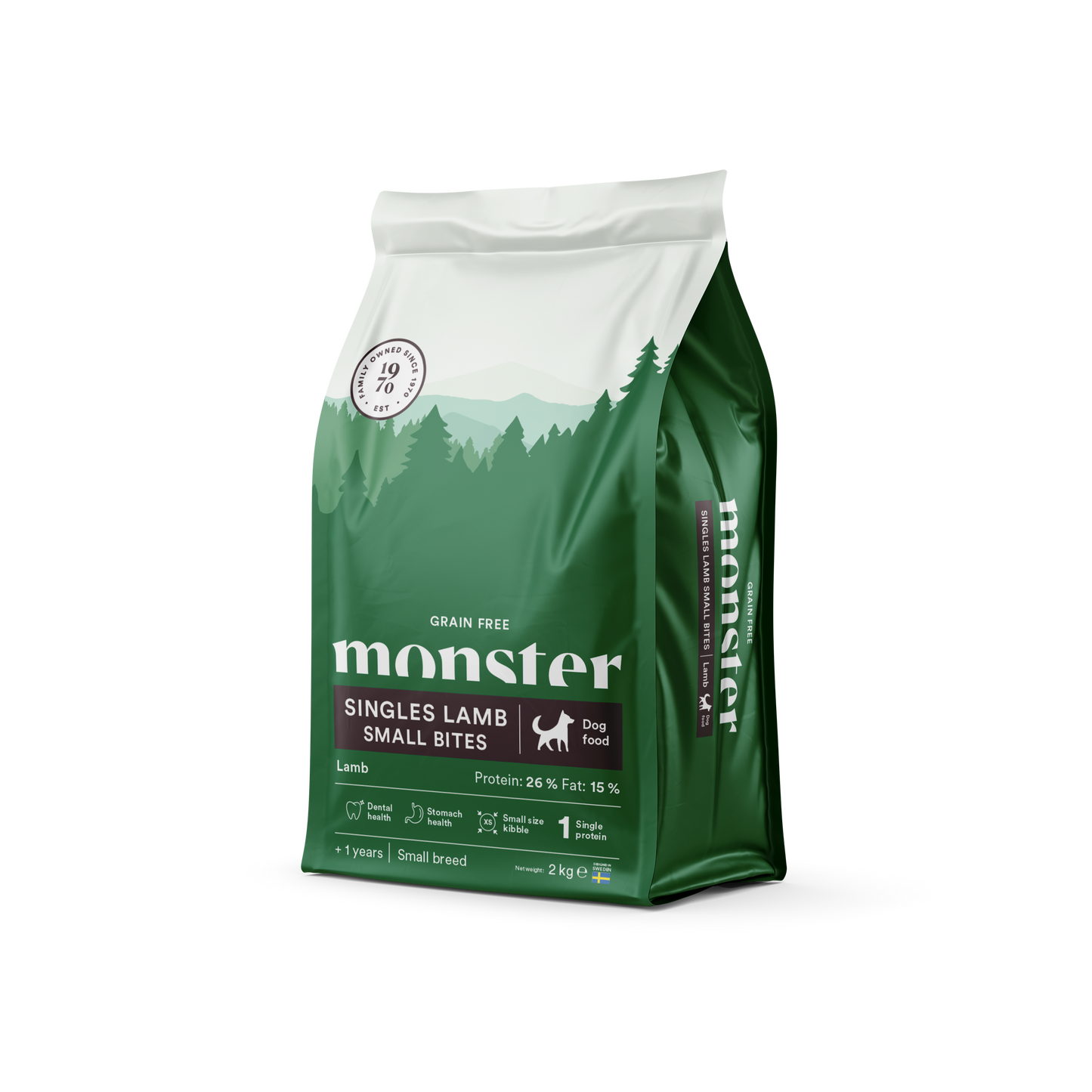 Monster Dog Grain Free Singles Lamb Small Bites