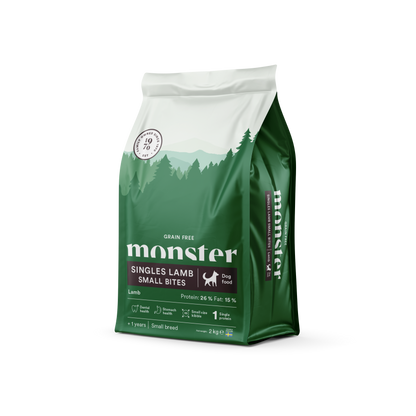 Monster Dog Grain Free Singles Lamb Small Bites
