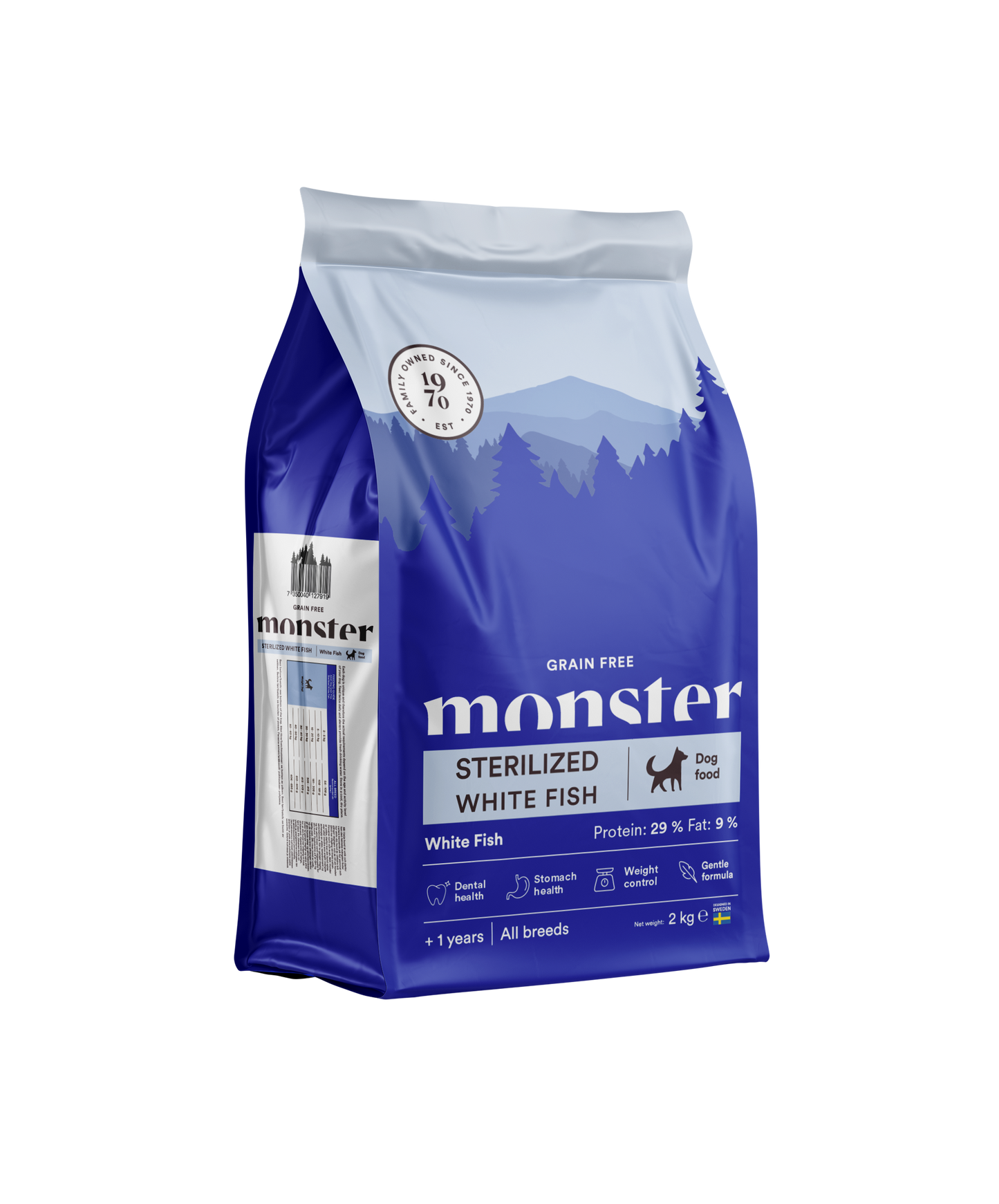 Monster Dog Grain Free Sterilized White Fish