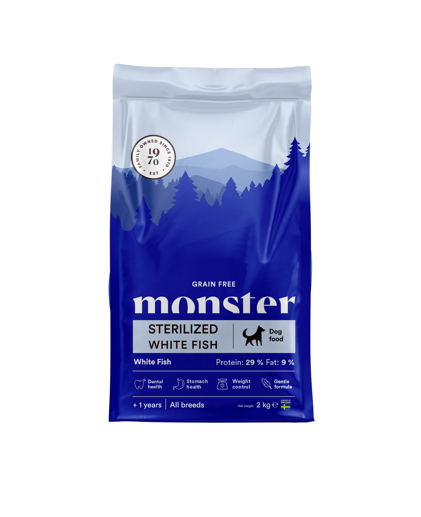 Monster Dog Grain Free Sterilized White Fish