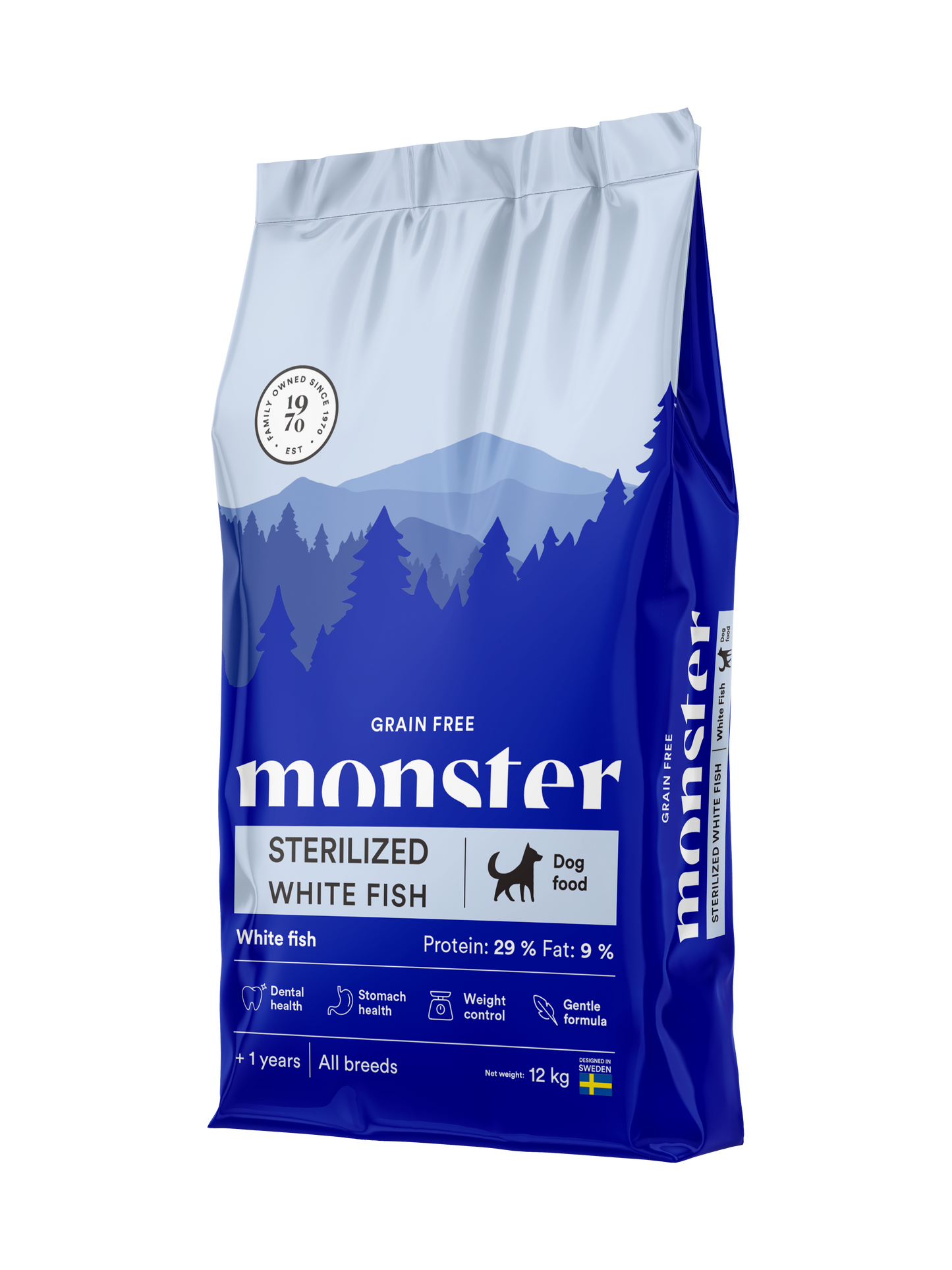 Monster Dog Grain Free Sterilized White Fish
