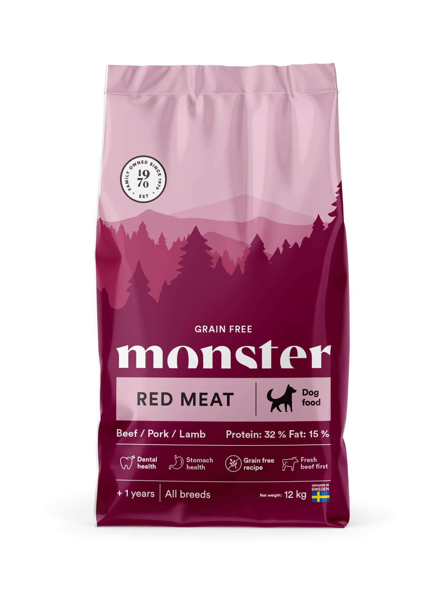 Monster Dog Grain Free Adult Red Meat