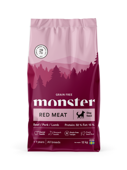 Monster Dog Grain Free Adult Red Meat