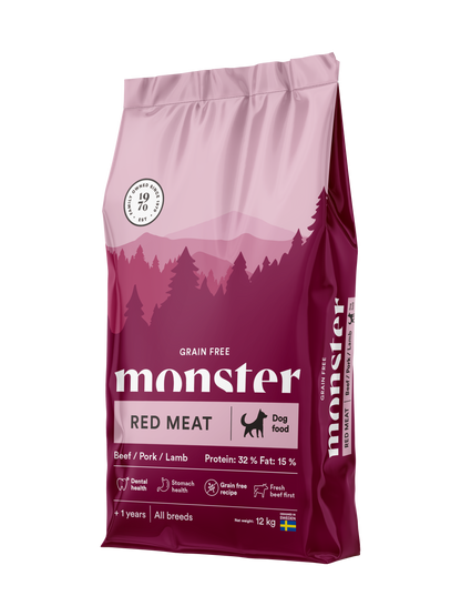 Monster Dog Grain Free Adult Red Meat