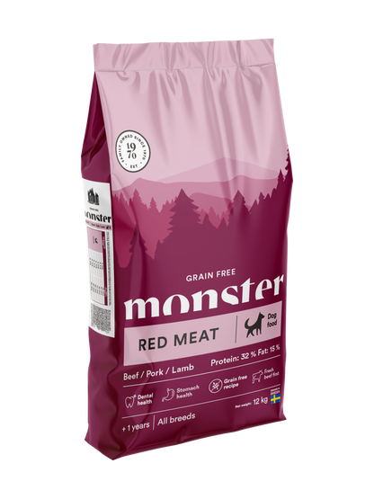 Monster Dog Grain Free Adult Red Meat