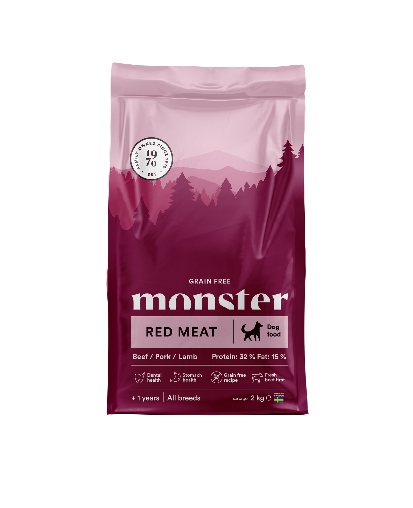 Monster Dog Grain Free Adult Red Meat