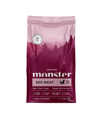 Monster Dog Grain Free Adult Red Meat