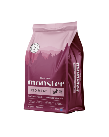 Monster Dog Grain Free Adult Red Meat