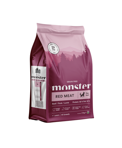 Monster Dog Grain Free Adult Red Meat