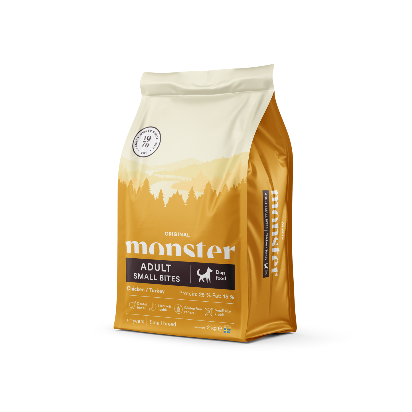 Monster Dog Original Adult Chicken/Turkey Small Bites