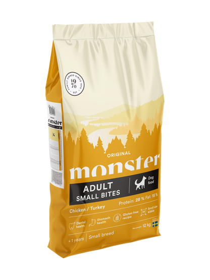 Monster Dog Original Adult Chicken/Turkey Small Bites