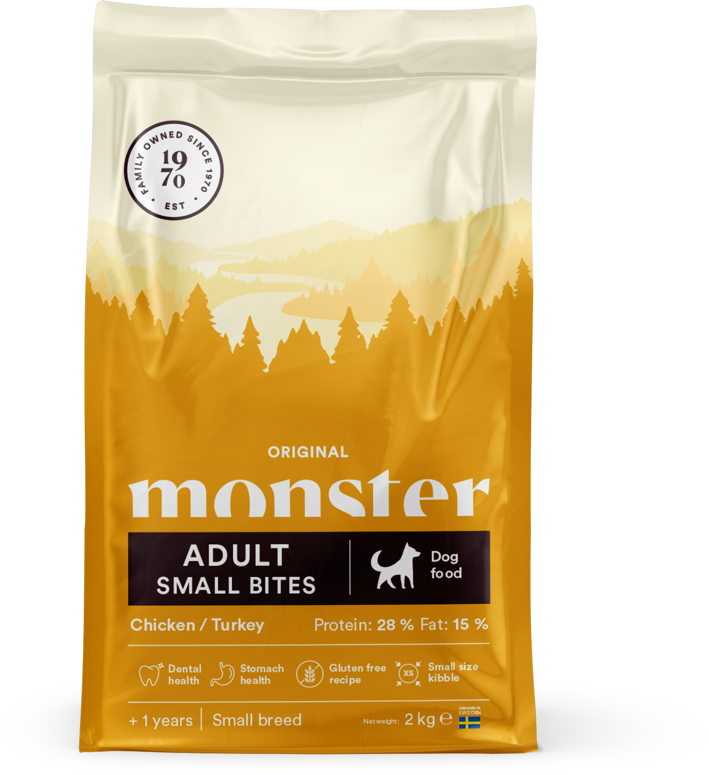 Monster Dog Original Adult Chicken/Turkey Small Bites