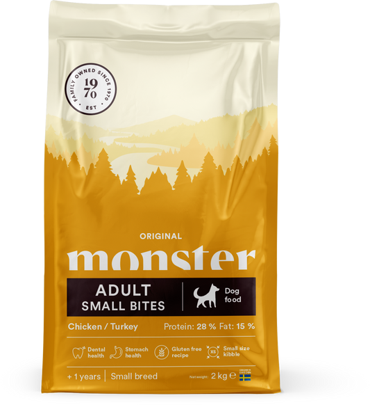 Monster Dog Original Adult Chicken/Turkey Small Bites