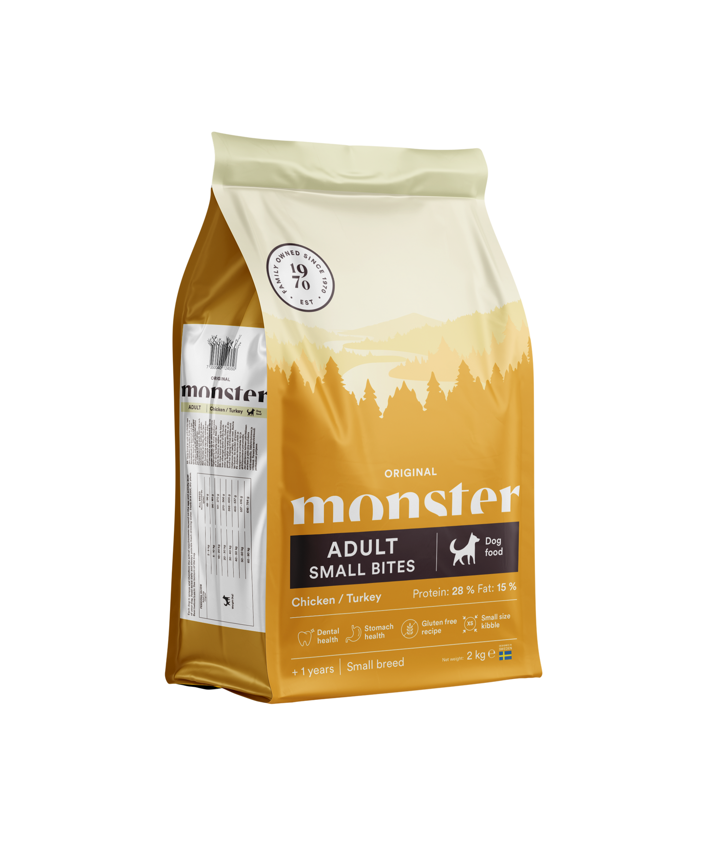 Monster Dog Original Adult Chicken/Turkey Small Bites