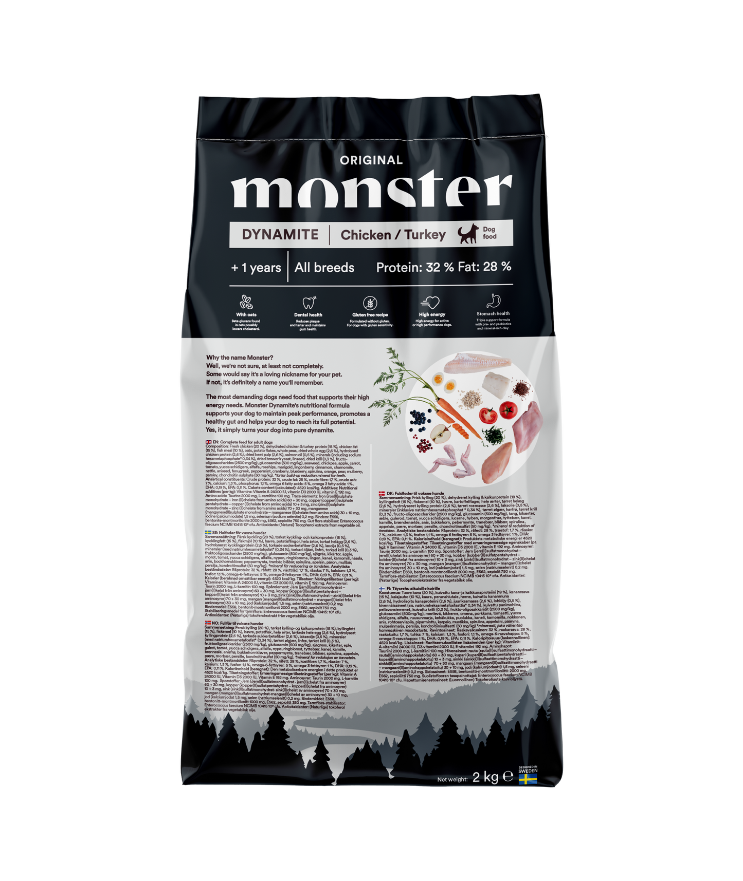 Monster Dog Original Dynamite Chicken/Turkey