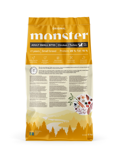 Monster Dog Original Adult Chicken/Turkey Small Bites