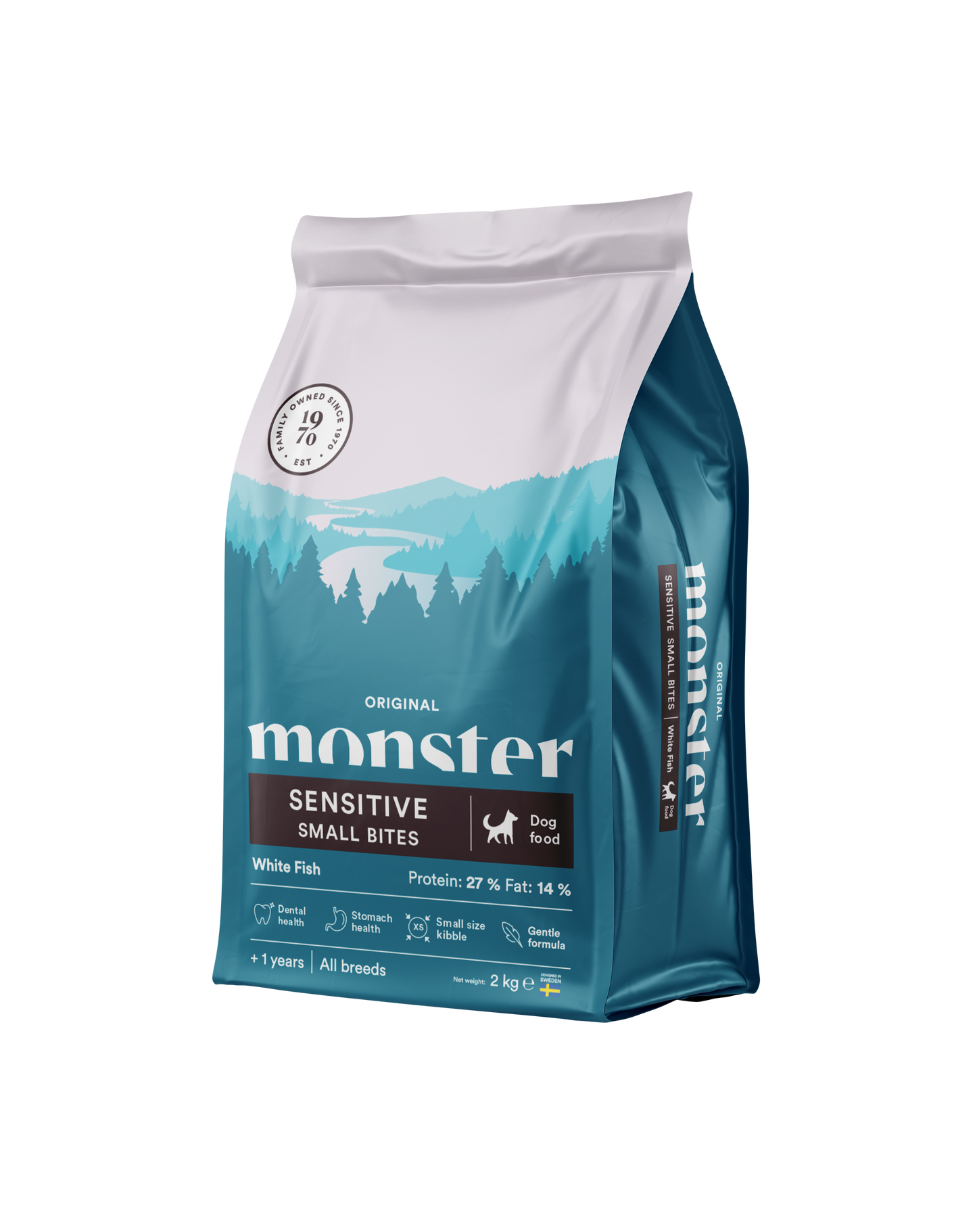 Monster Dog Original Sensitive White Fish Small bites