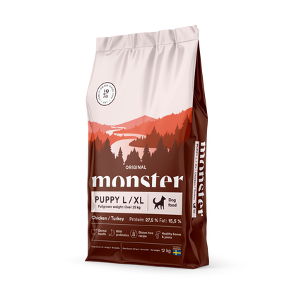Monster Dog Original Puppy L/ XL Chicken/Turkey