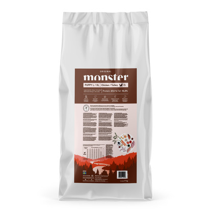 Monster Dog Original Puppy L/ XL Chicken/Turkey