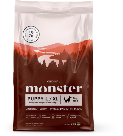 Monster Dog Original Puppy L/ XL Chicken/Turkey